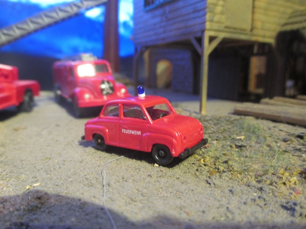 Goggomobil 250 Feuerwehr - IMU brandweer rood / wit, Ophalen of Verzenden, Nieuw, Auto