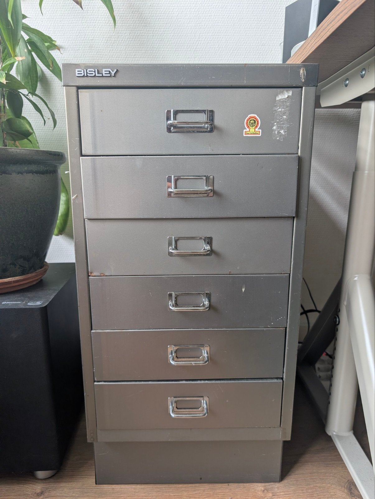 BISLEY ladekast gebruikt met 6 lades, Huis en Inrichting, Kasten | Ladekasten, Ophalen, Gebruikt, 50 tot 100 cm, 3 of 4 laden