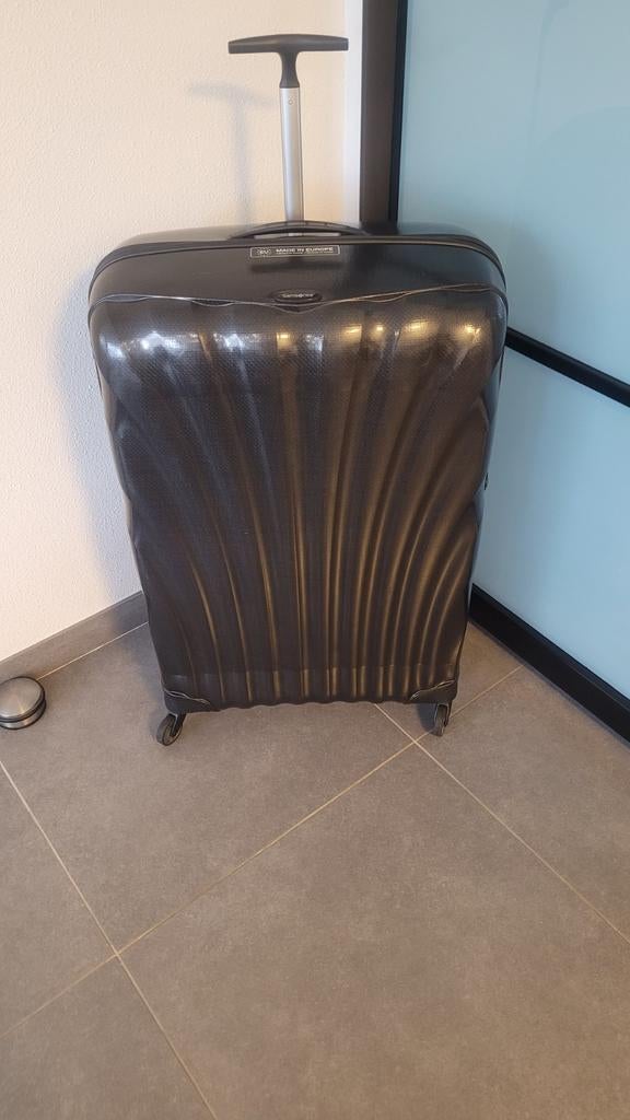 SAMSONITE COSMOLITE SPINNER XL KOFFER  METALLIC BLACK, Ophalen, Hard kunststof, Slot, Zo goed als nieuw