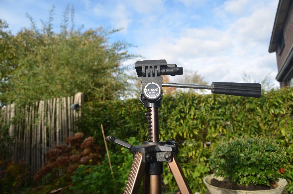 Luxon Nr. 1417 camerastatief, Ophalen of Verzenden, Gebruikt, Minder dan 150 cm, Driepoot
