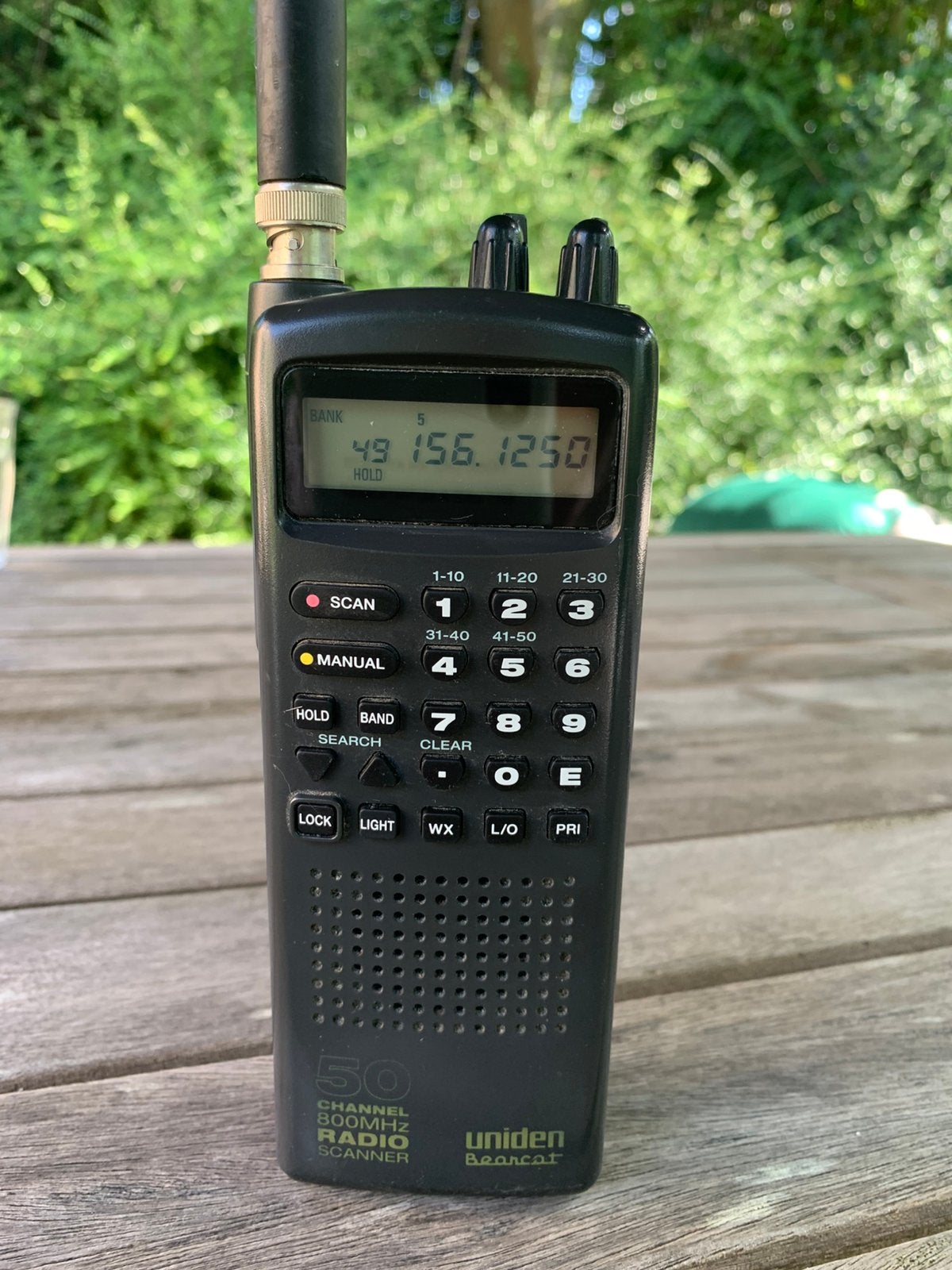 Uniden Bearcat UBC80 xlt 50 kanalen incl. antenne, Ophalen of Verzenden, Zo goed als nieuw, 30 tot 200 kanalen