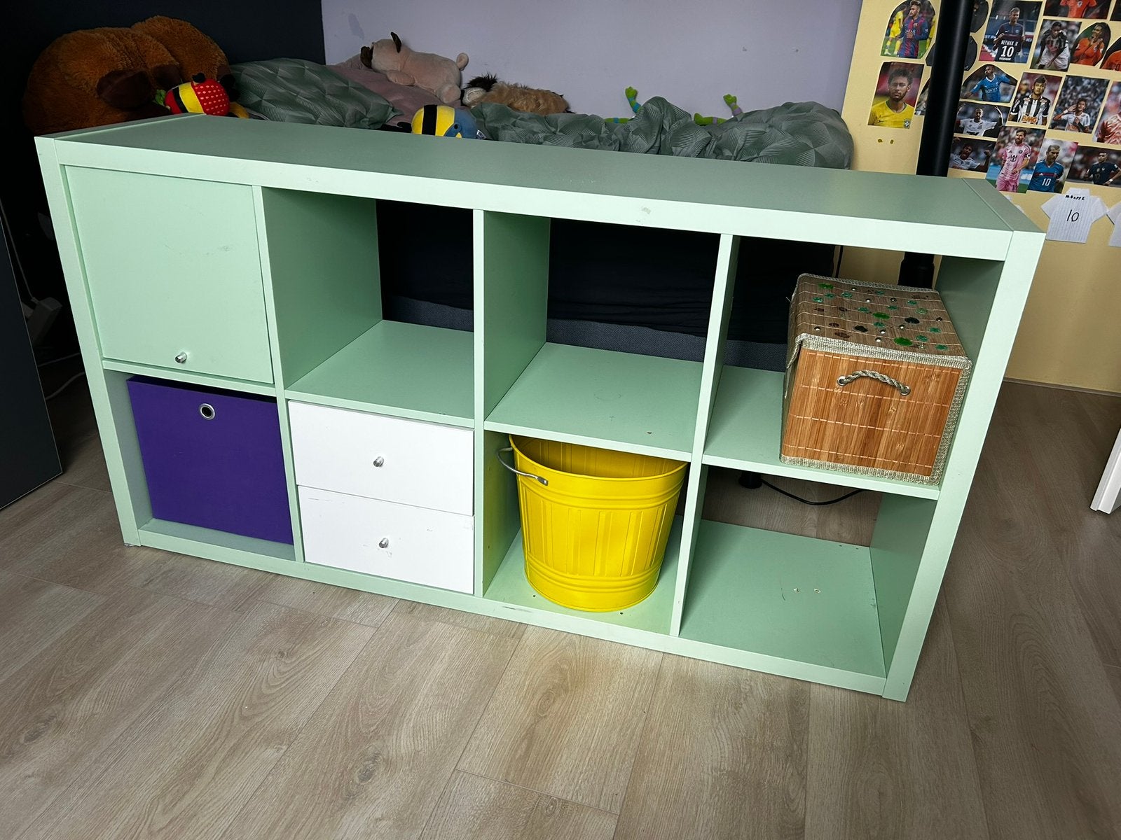 Ikea Kalax kast, Huis en Inrichting, Ophalen, Gebruikt, Met lade(s), Minder dan 150 cm