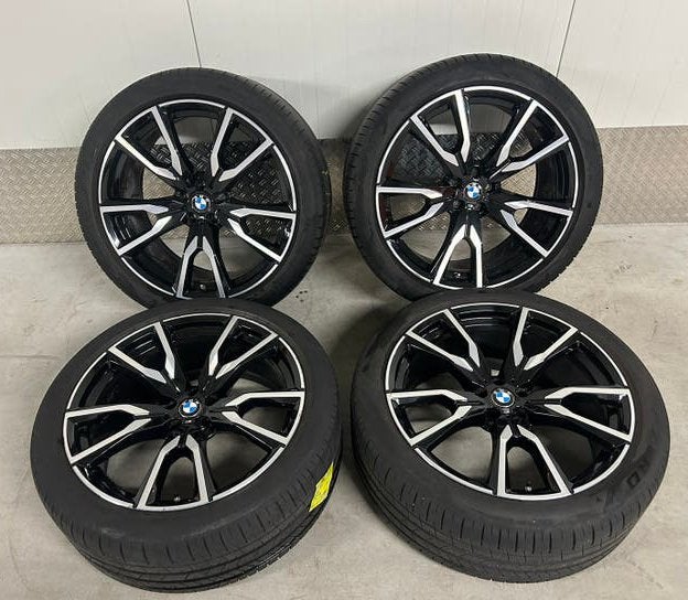 Originele BMW X7 G07 22 inch 755M Pirelli P-zero + TPMS, Ophalen, Gebruikt, Banden en Velgen, Overige maten
