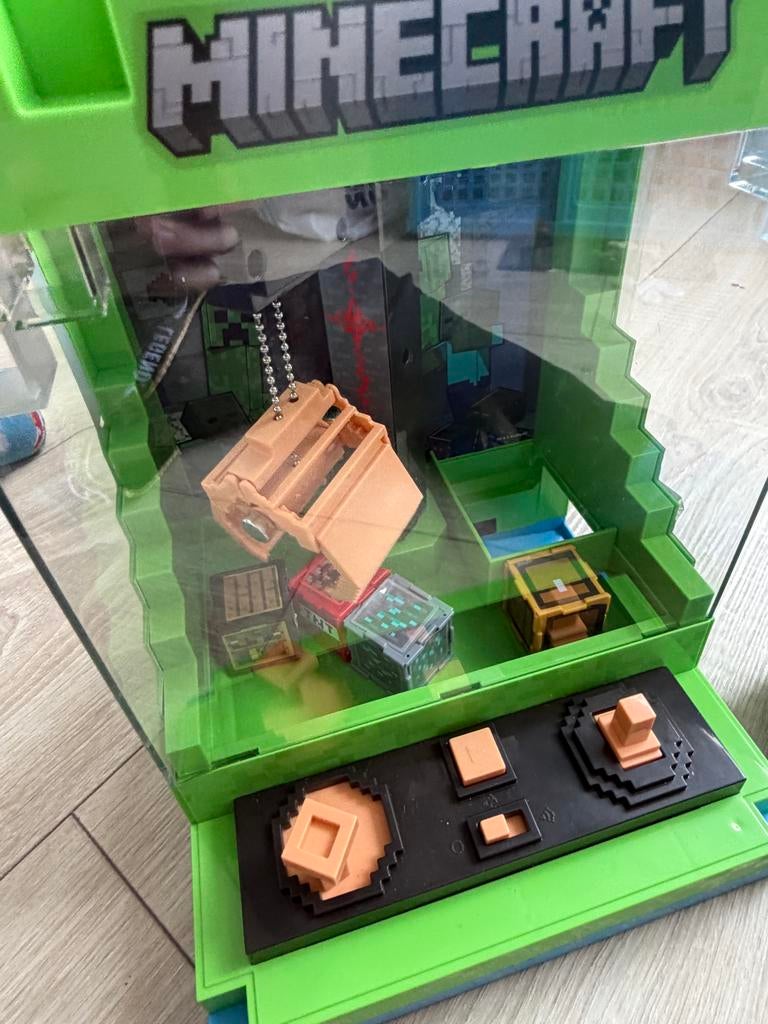 Minecraft grijpmachine, Kinderen en Baby's, Ophalen of Verzenden, Gebruikt, Jongen of Meisje