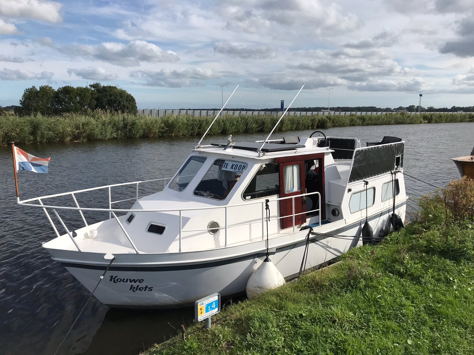 Motorboot / Jacht .Boegschroef, Zonnepaneel, Helling  2026, Ophalen, Staal, Diesel, Boegschroef