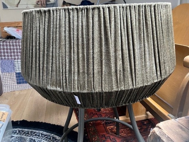RM hanglamp met grote lampenkap, Zo goed als nieuw, Textiel, 52 cm, Groen