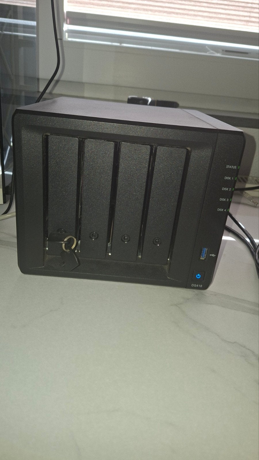 Synology DS418 NAS - 4-bay opslagoplossing, Ophalen, Zo goed als nieuw