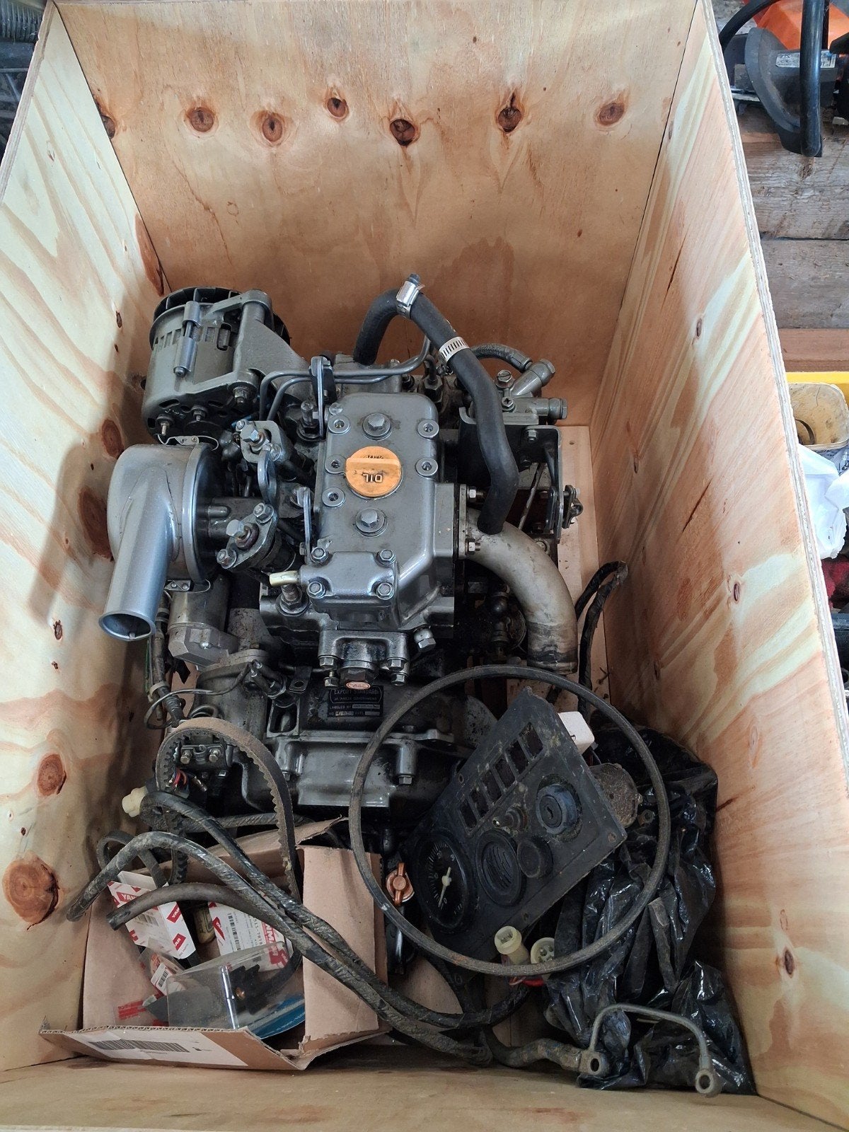 2x Yanmar 2GM20(F) scheepsmotor, Watersport en Boten, Ophalen, Gebruikt, Motor en Techniek