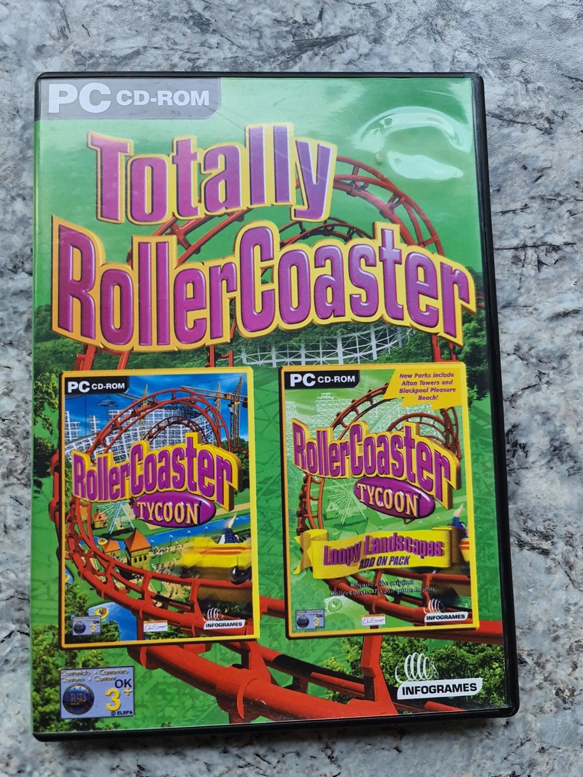 Totally RollerCoaster PC DVD-ROM - RollerCoaster Tycoon, Ophalen of Verzenden