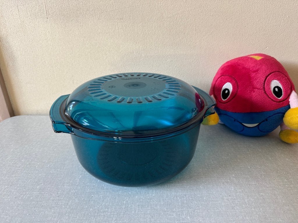 NIEUWE 3 L Microwave schaal - magnetron schaal TUPPERWARE, Huis en Inrichting, Schaal, Blauw, Nieuw, Ophalen of Verzenden