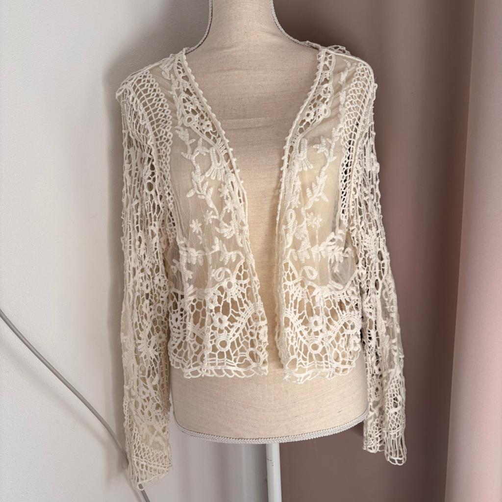 Kanten bolero vestje 1mt, Ophalen, Zo goed als nieuw, Zwart