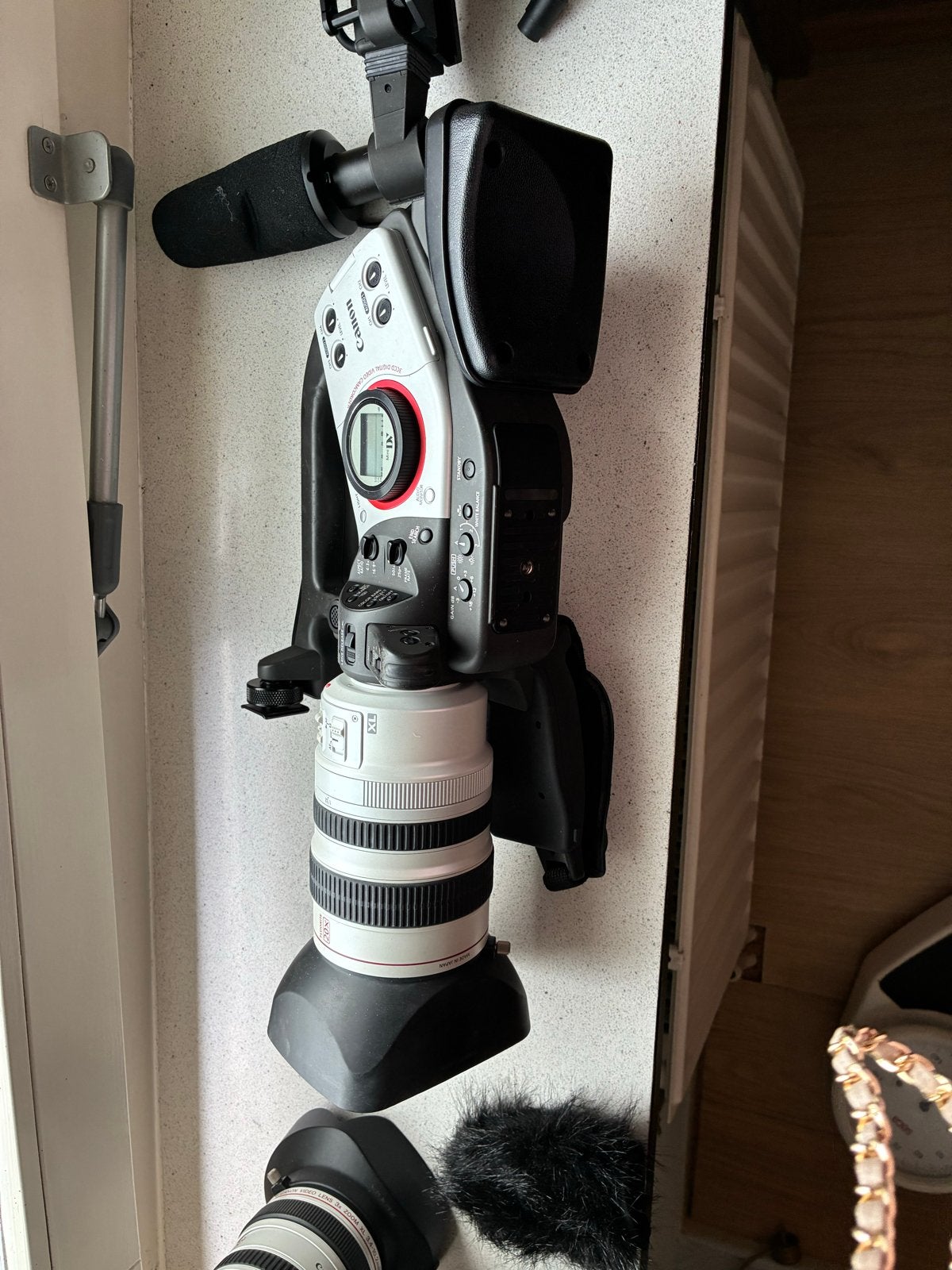 Canon XL2 Mini DV Videocamera met 2 lenzen en microfoon, Mini dv, Gebruikt, Canon, Ophalen of Verzenden