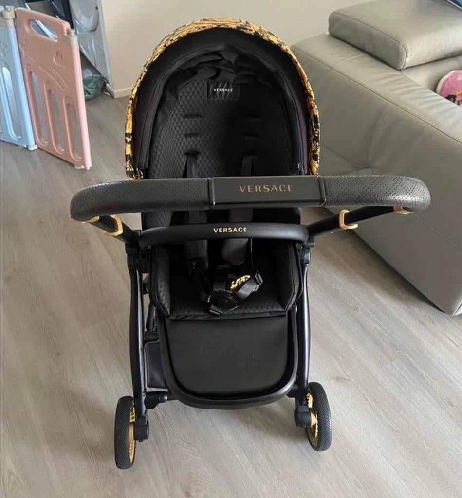 Versace Kinderwagen - Vanaf Geboorte, 3 Standen, Kinderen en Baby's, Kinderwagens en Combinaties, Zo goed als nieuw, Kinderwagen