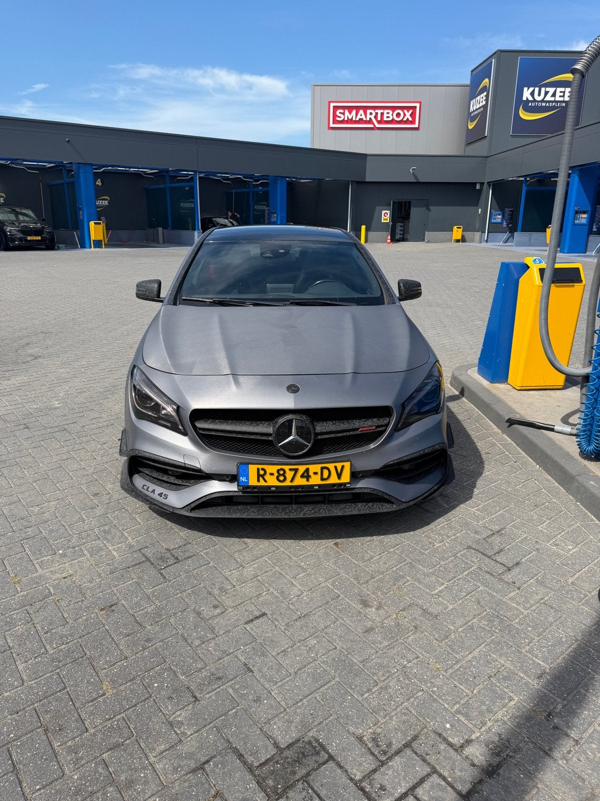 Mercedes-Benz CLA 45 AMG 381pk 4MATIC Speedshift DCT 2017, Auto's, Automaat, CLA, 4 cilinders, Wit