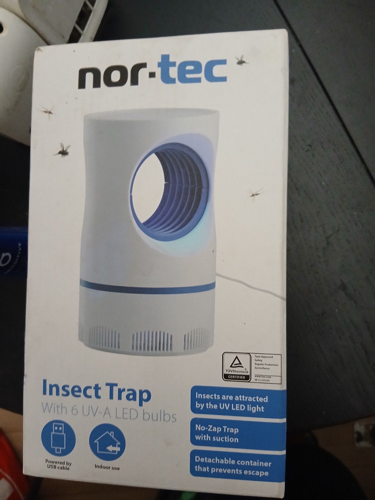 Nor-Tec Insectenval met UV-A LED en zuigfunctie, Ophalen of Verzenden, Nieuw