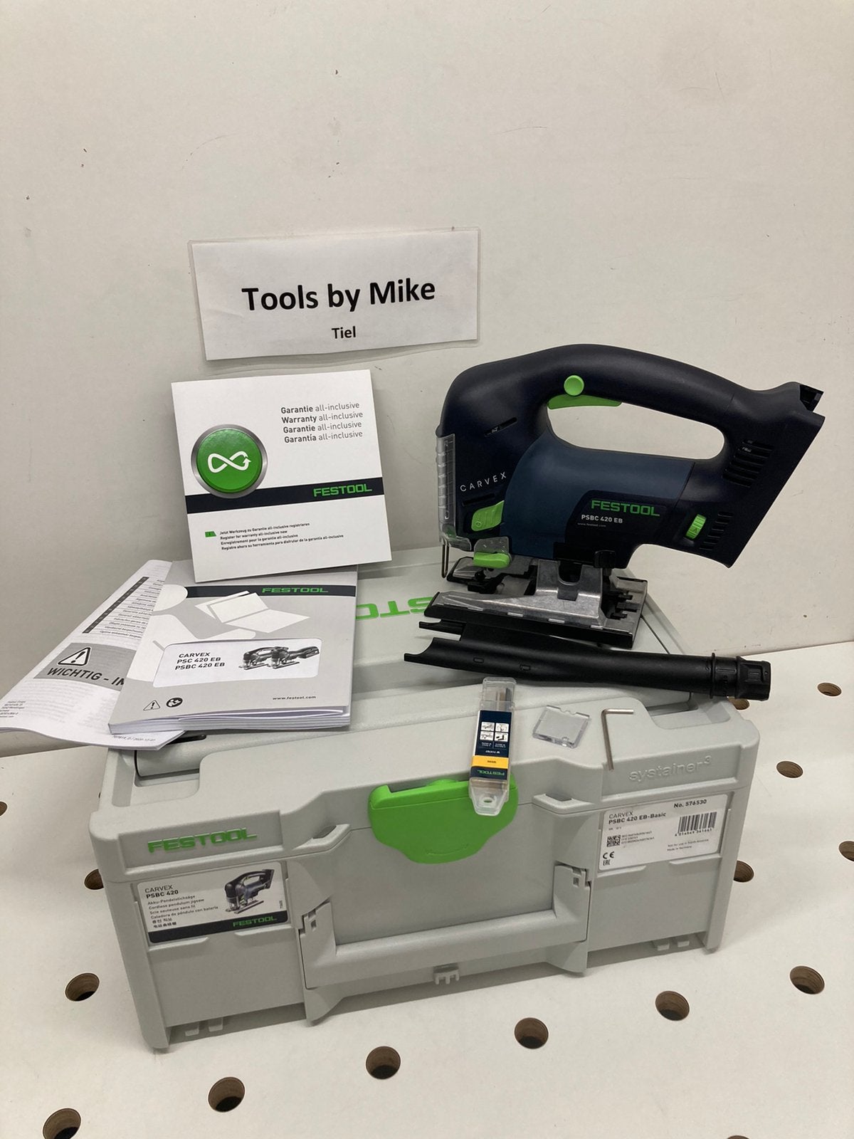 Nieuwe festool psbc420 incl. Garantie, Ophalen, Nieuw, Decoupeerzaag, 70 mm of meer