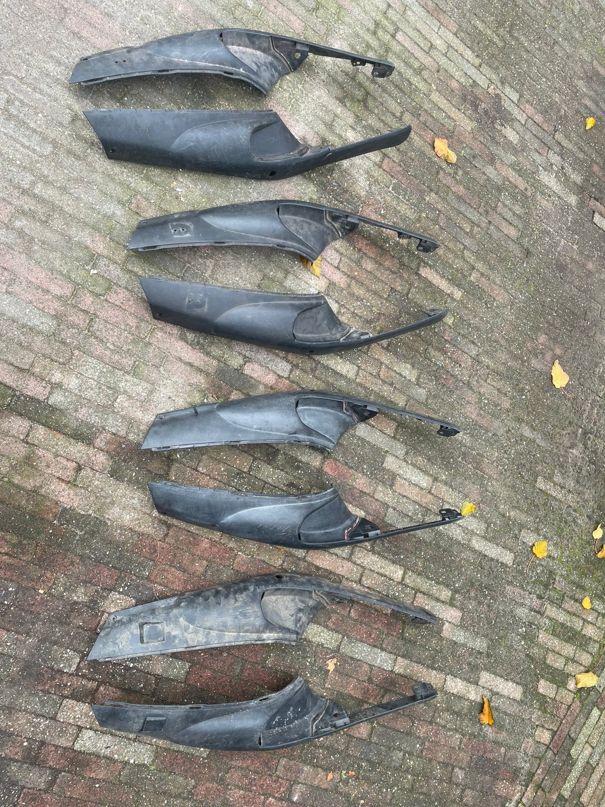 piaggio zip type 1/2/3 fastrider zijkappen, Ophalen