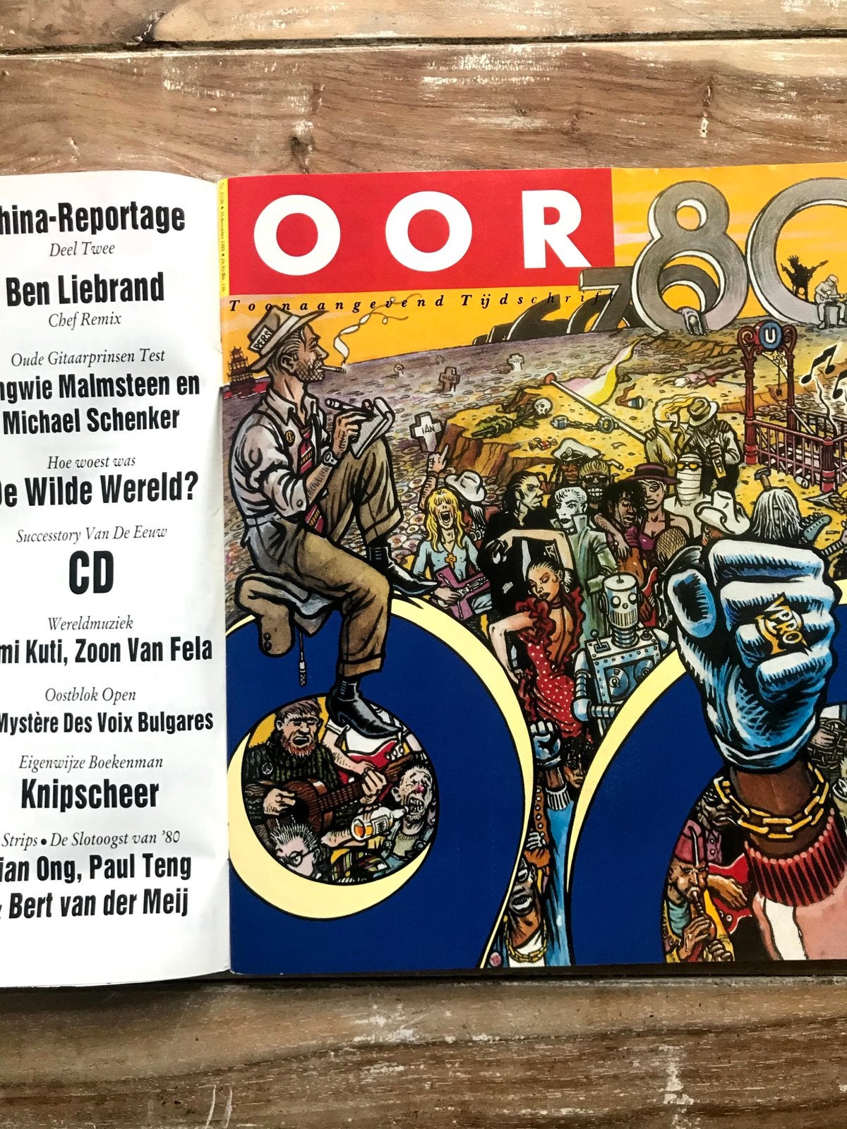 OOR 1989 Henny Vrienten U2 Living Colour THE EX Kees Kooten, Ophalen of Verzenden, Zo goed als nieuw, Muziek, Film of Tv