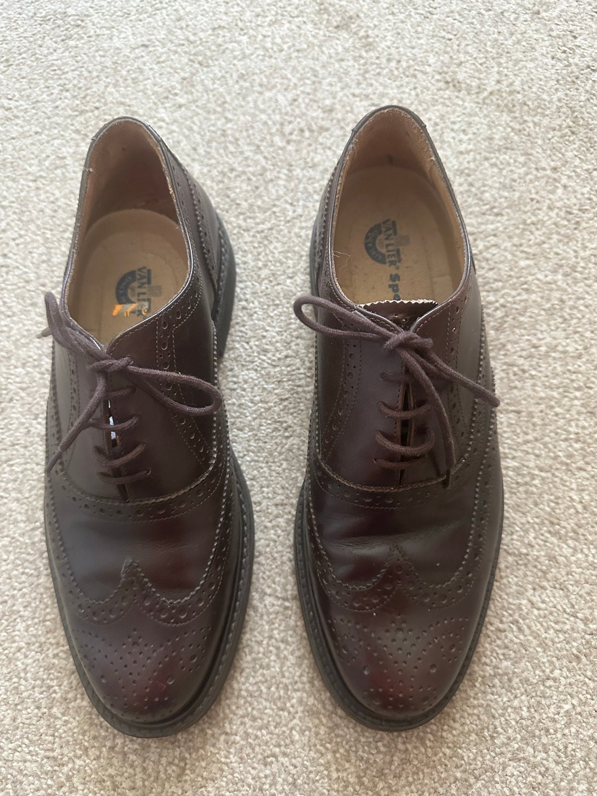 Van Lier Sportsline Nette Schoenen - Maat 43, Bruin, Ophalen of Verzenden, Zo goed als nieuw, Veterschoenen