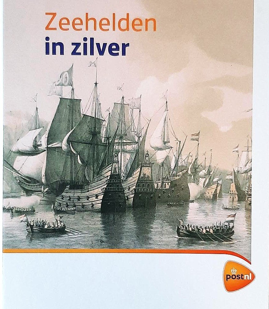 Nederland- 2012- Twaalf Nederlandse Zeehelden in ZILVER- P, Ophalen of Verzenden, Na 1940, Postfris