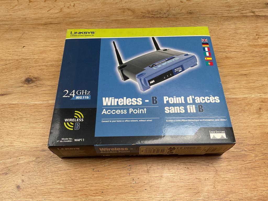 Linksys Wireless Acces Point B WAP 11 nieuw in doos compleet, Computers en Software, Accesspoints, Ophalen of Verzenden, Nieuw