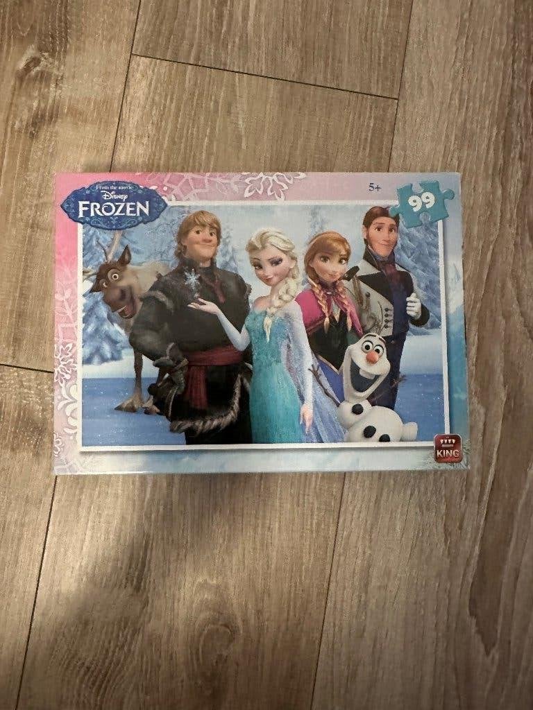 Puzzel Frozen, Ophalen, Meer dan 50 stukjes, Zo goed als nieuw, 4 tot 6 jaar