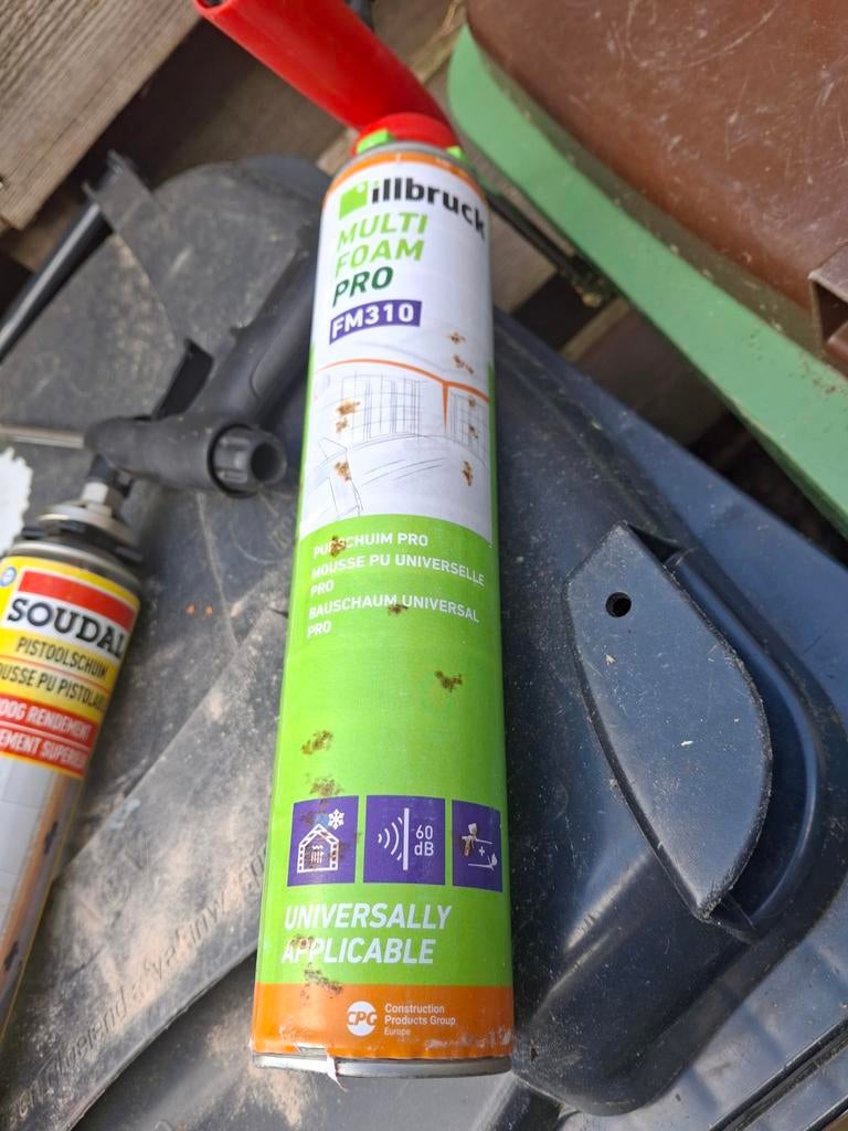 Illbruck Multi Foam Pro FM310 PU Schuim, Doe-het-zelf en Verbouw, Isolatie en Afdichting, Ophalen of Verzenden