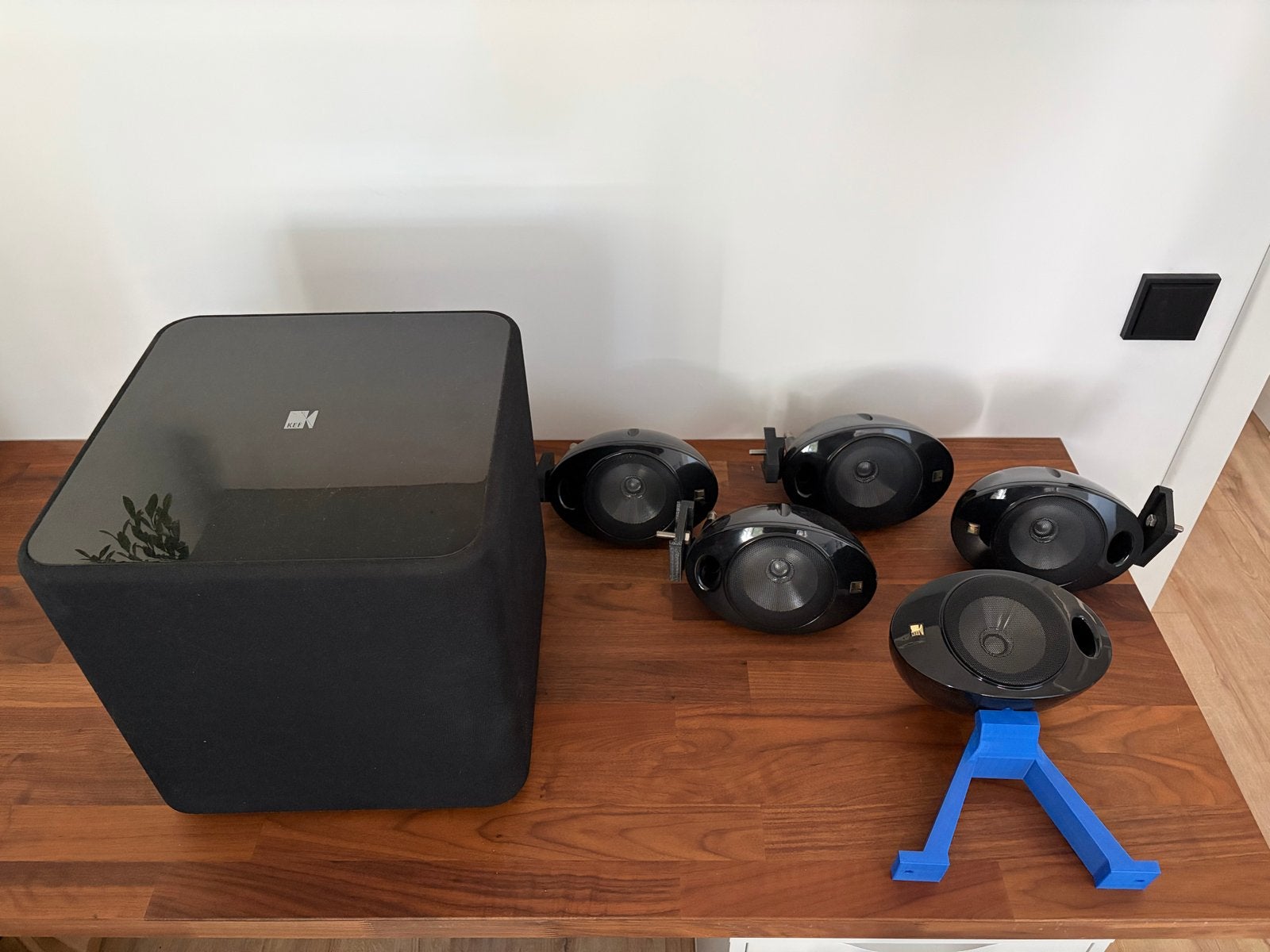 5.1 Home Cinema Set met Kube 2 Subwoofer en KEF KHT 2005.2, Audio, Tv en Foto, Luidsprekers, Ophalen, Gebruikt, Overige merken