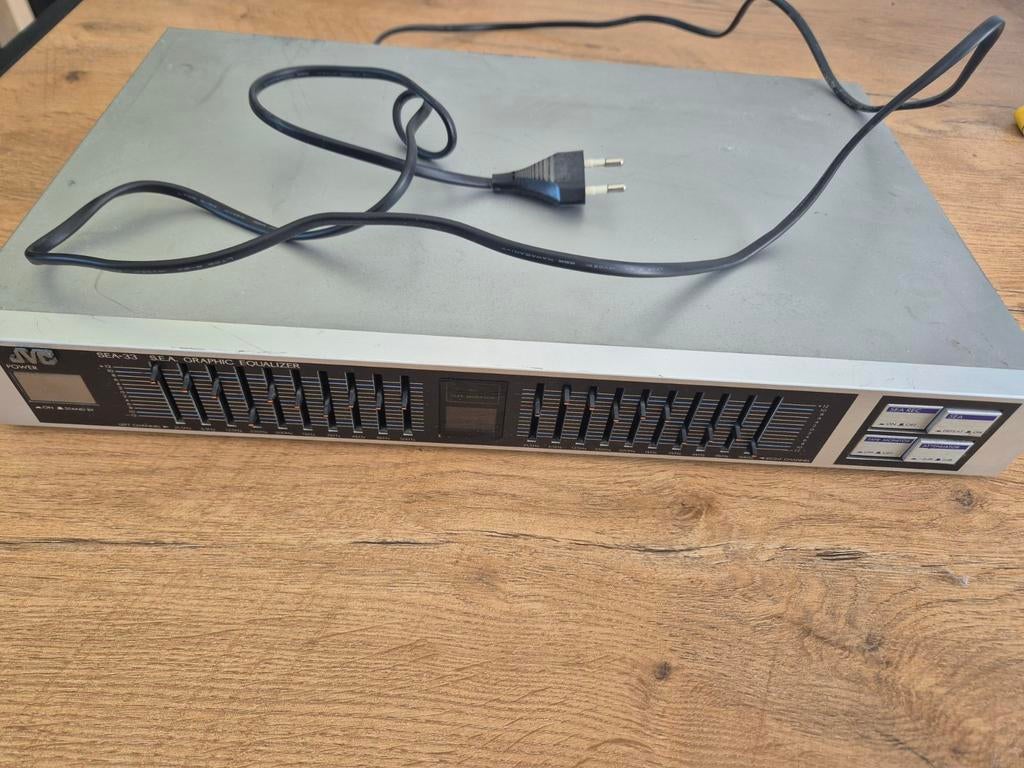 JVC SEA-33 Grafische Equalizer - Vintage Audio, Ophalen of Verzenden, Gebruikt, Minder dan 60 watt, JVC
