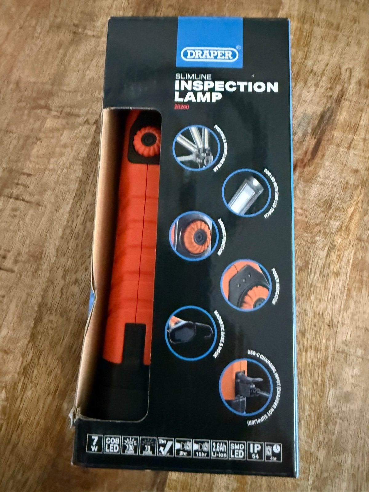Draper Slimline Inspectielamp - Nieuw in doos, Ophalen of Verzenden, Nieuw