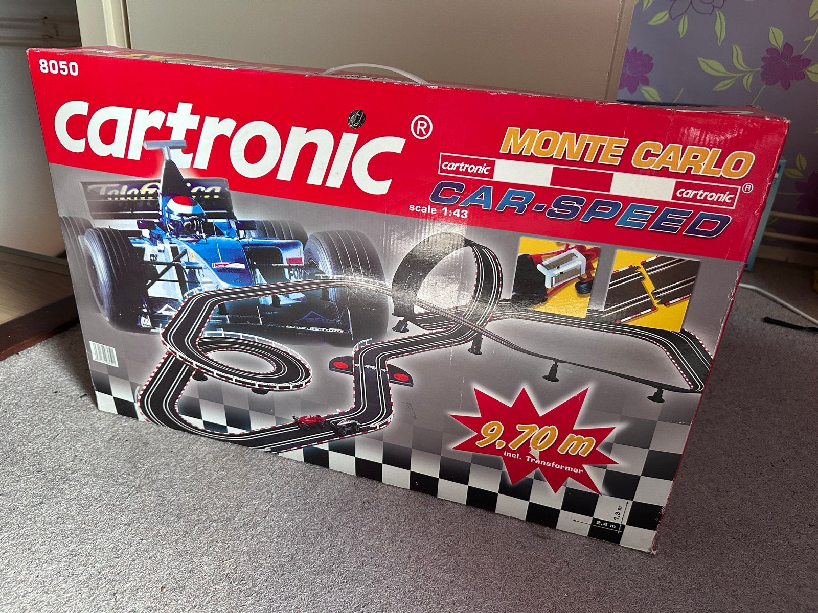 Cartronic Monte Carlo Car-Speed Racebaan 9.70m, Elektrisch, Ophalen, Overige merken, Racebaan