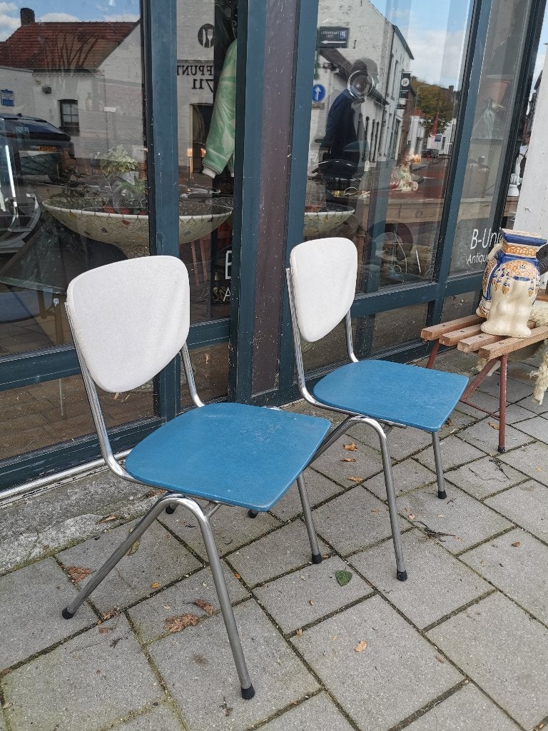 Set vintage stoelen, Ophalen, Gebruikt, Twee