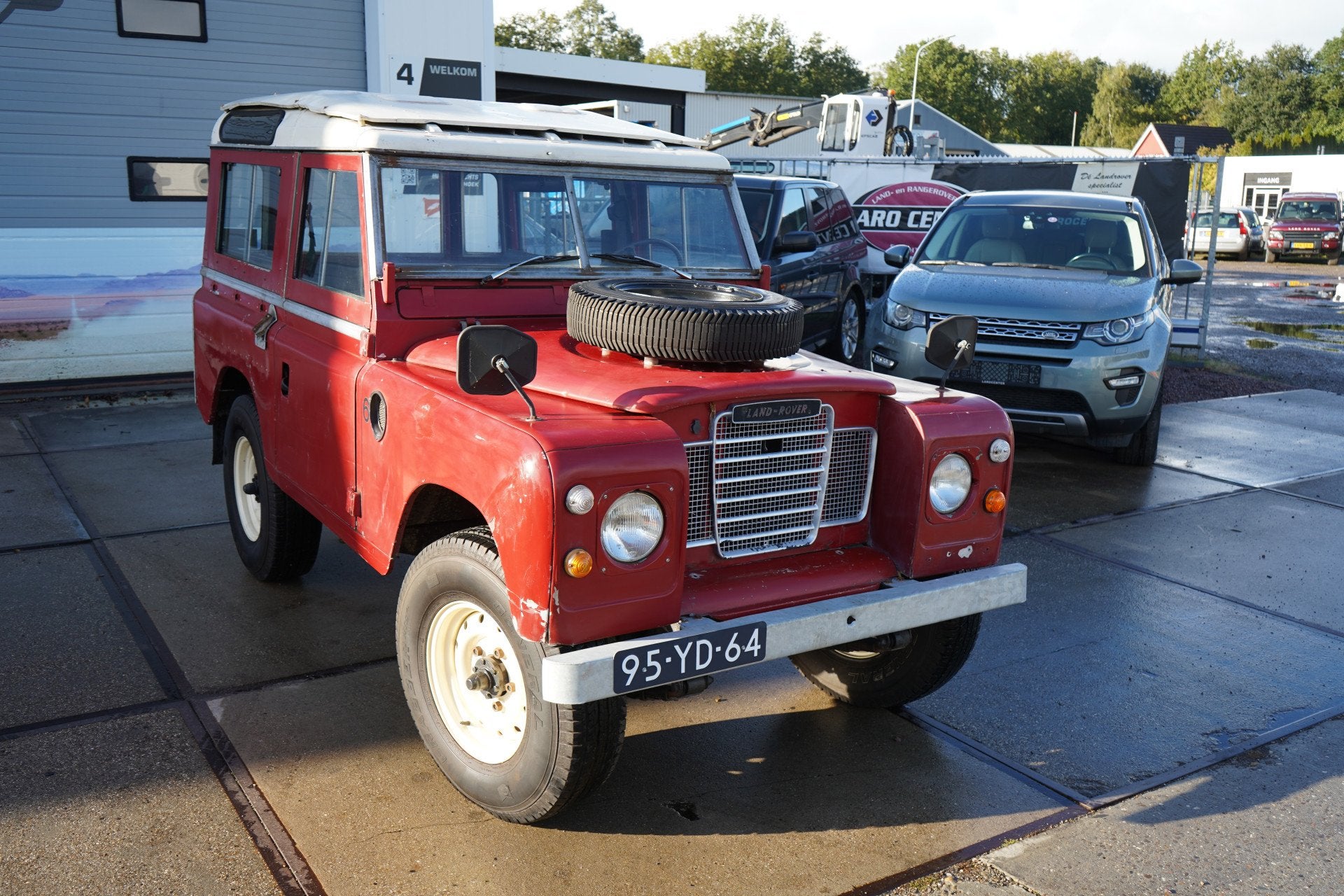 Land Rover 88 Stationwagon (bj 1976), Auto's, 2286 cc, Land Rover, 7 stoelen, Bedrijf