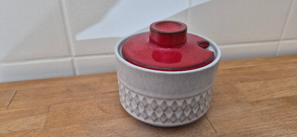 vintage Ceramano suikerpot west germeny, Ophalen of Verzenden, Zo goed als nieuw, Aardewerk, Overige typen