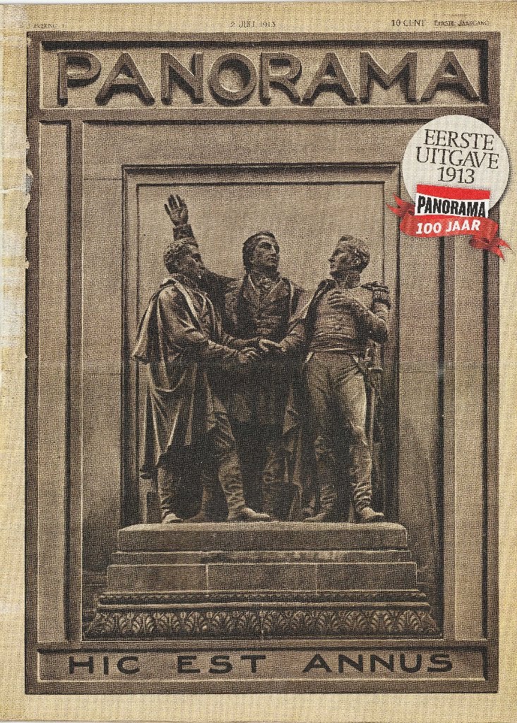 Panorama 100 jaar, 1913 eerste uitgave herdruk, Verzamelen, Ophalen of Verzenden, Voor 1920, Nederland, Tijdschrift