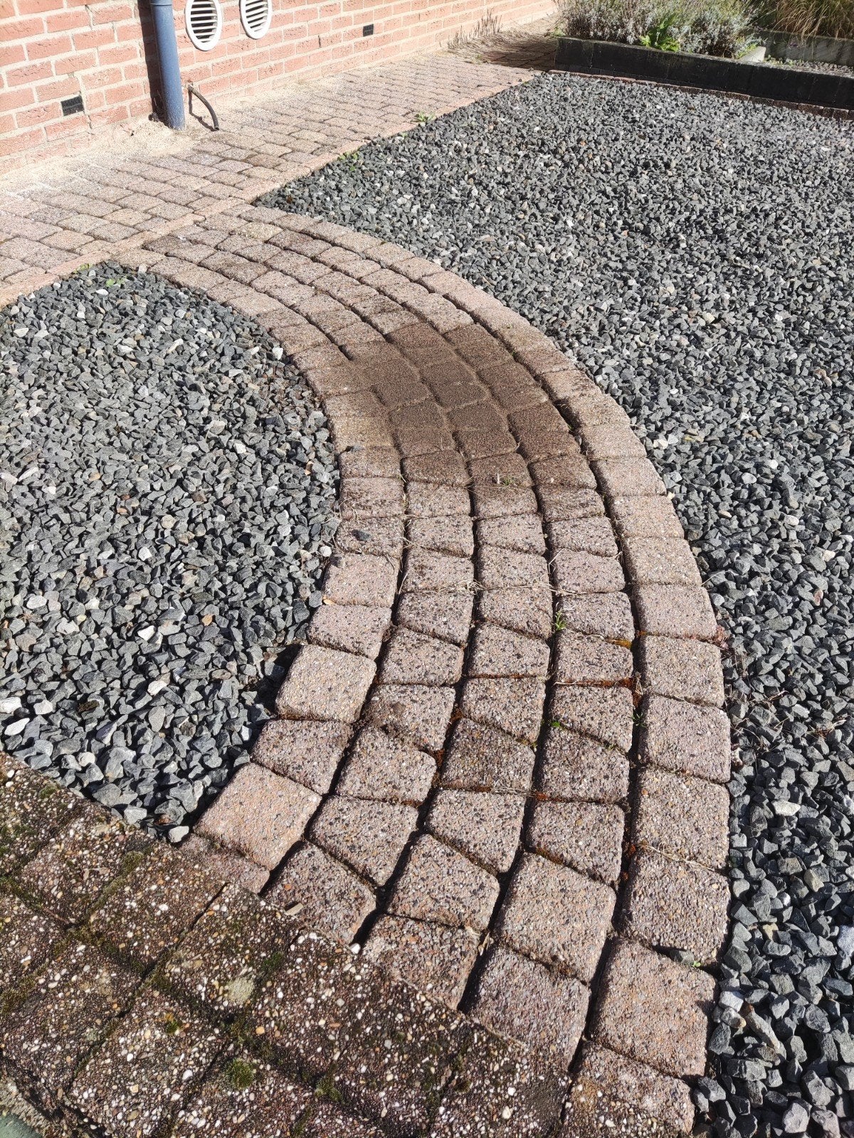 Gratis klinkers zelf uithalen 10 bij 10 cm, Ophalen, Gebruikt, Klinkers, 10 m² of meer