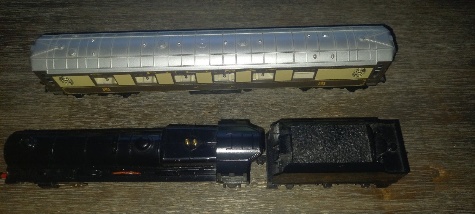 Hornby Princess victoria 46205 en wagon., Overige merken, Gebruikt, Gelijkstroom, Wagon