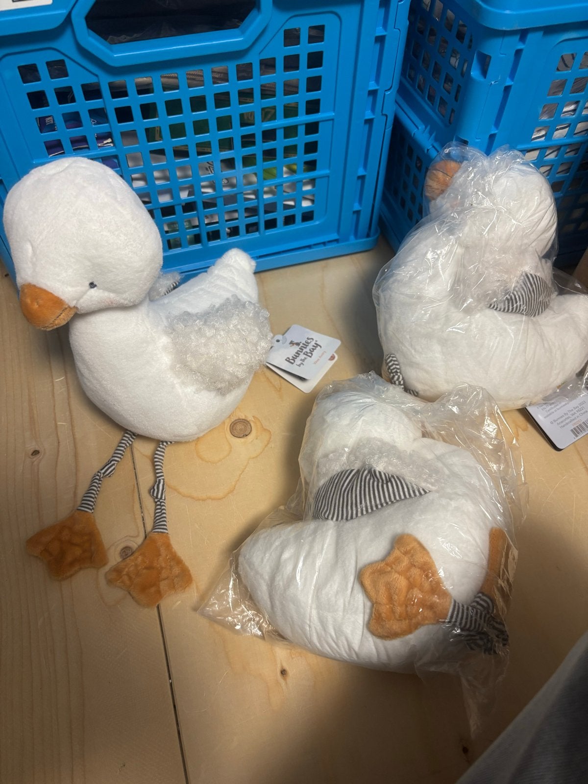 Nieuwe Bunnies By The Bay Baby Avery Pluche Sneeuwgans, Overige merken, Overige karakters, Overige typen, Nieuw