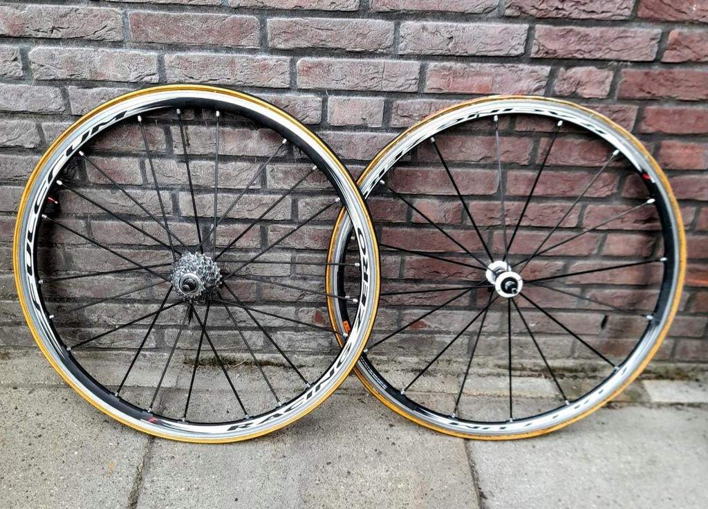Fulcrum Racing Zero tube wielen (set), Fietsen en Brommers, Fietsonderdelen, Wiel, Fulcrum, Gebruikt, Ophalen of Verzenden
