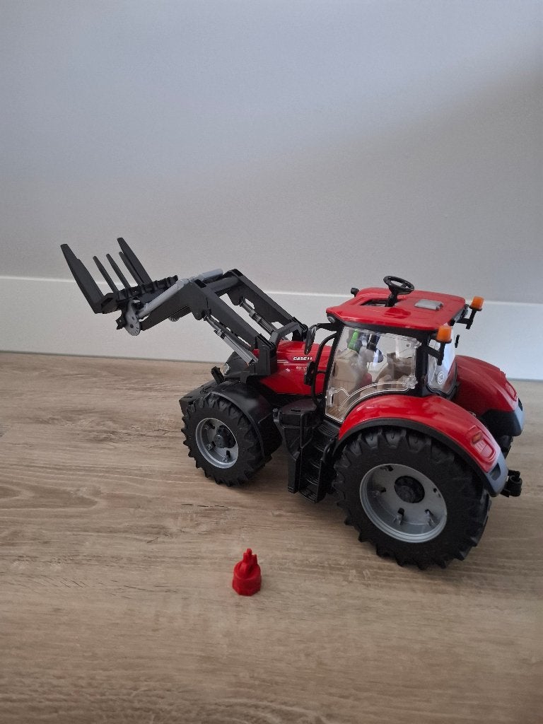 Bruder Case Optum tractor met voorlader, Ophalen of Verzenden, Zo goed als nieuw