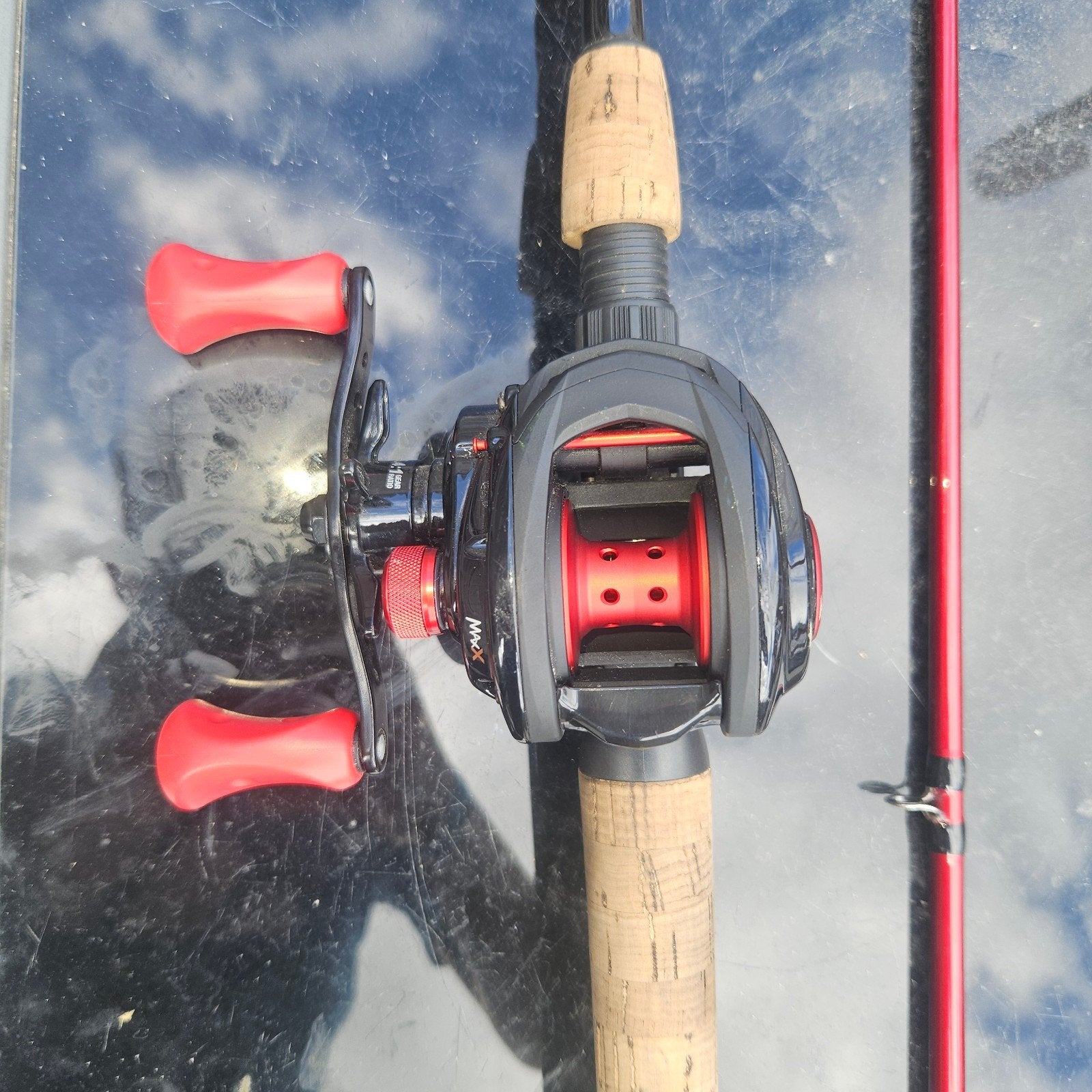 abu garcia molen plus berkley hengel, Watersport en Boten, Hengelsport | Roofvissen, Ophalen of Verzenden, Molen