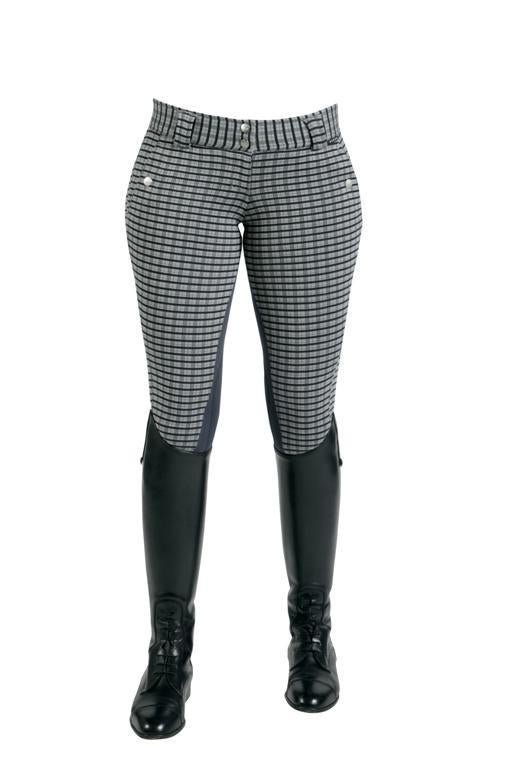 Frost grijs ruitje Horka Hipster HEUPrijbroek maat 36 38 40, Dressuur, Nieuw, Info@horka.com, Dames