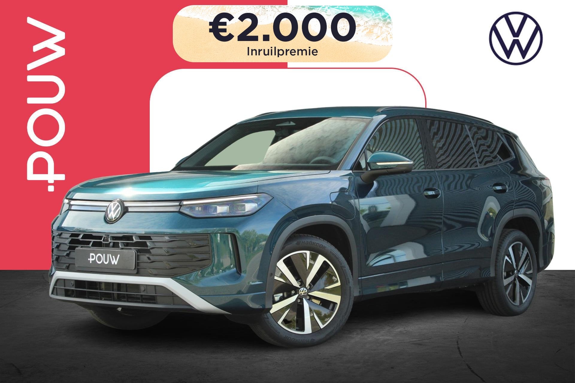 Volkswagen Tayron 1.5 eHybrid DSG 204pk Life Edition | Trekh, 12 maanden, Stof, 1498 cc, 4 cilinders