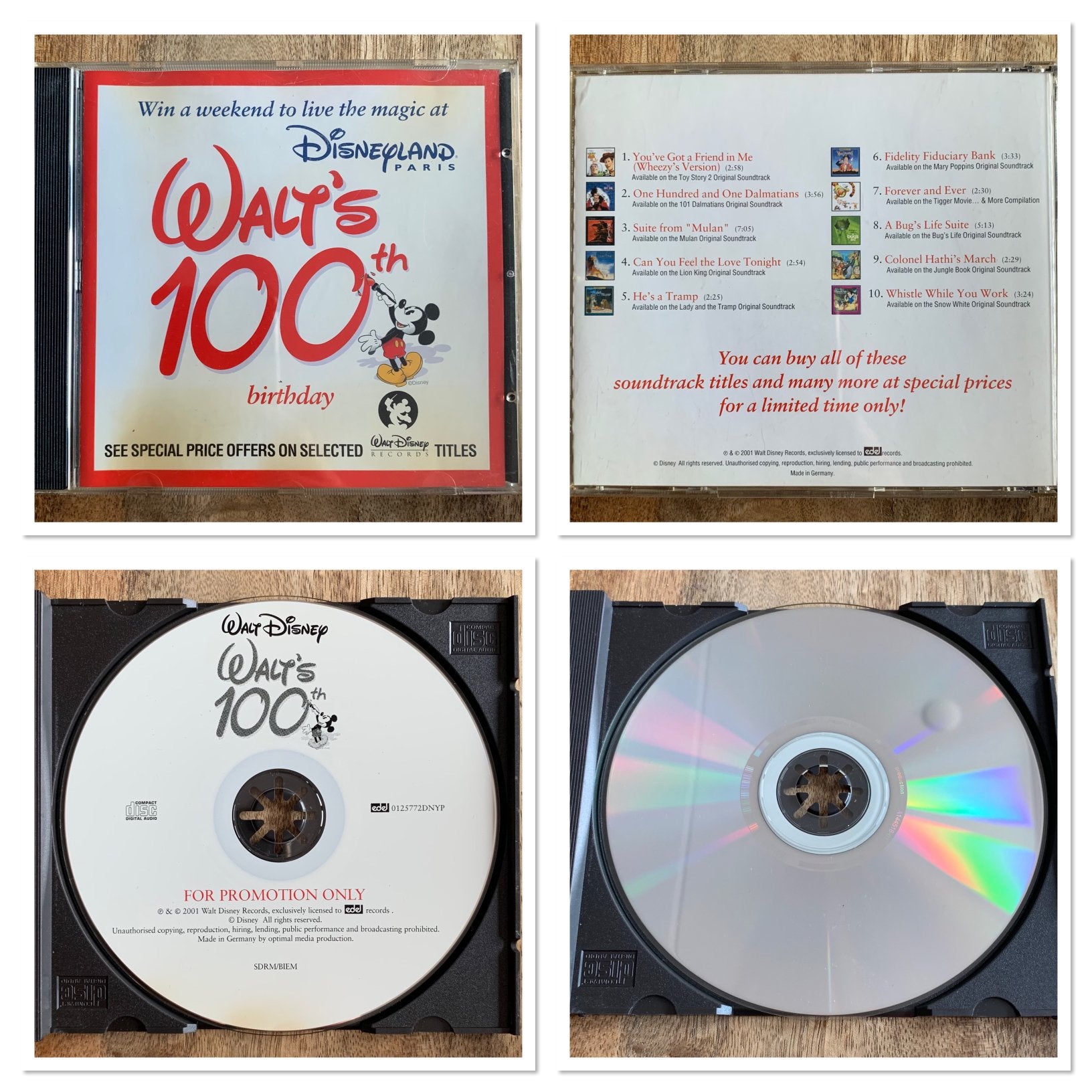 Disneyland Parijs: Walt Disney’s 100th Birthday, Ophalen of Verzenden