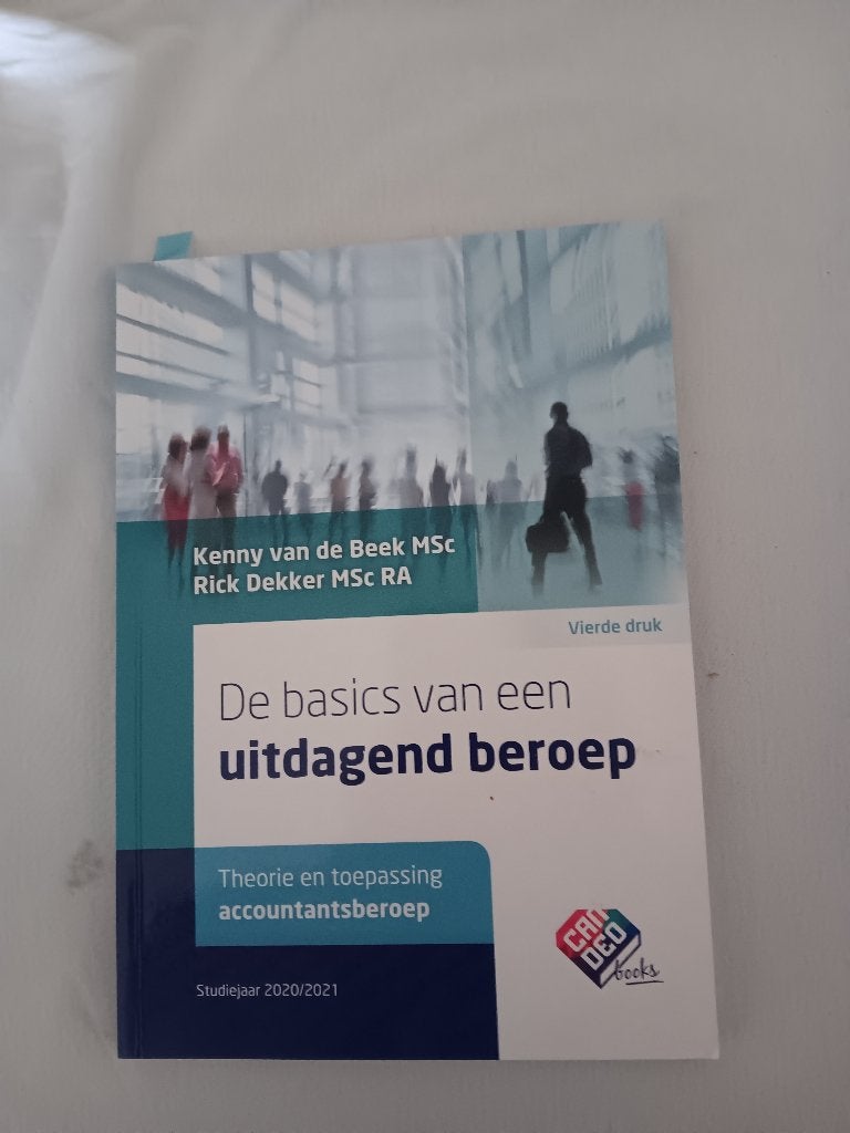 De basics van een uitdagend beroep, Nieuw, Kenny van de Beek MSc Rick Dekker MSc RA, Alpha, HBO