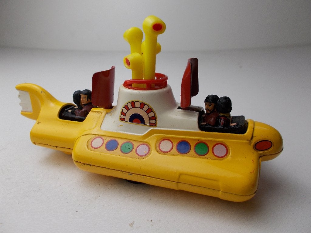 1969 Corgi Toys 803 THE BEATLES YELLOW SUBMARINE I.z.g.st -C, Hobby en Vrije tijd, Modelauto's | 1:43, Ophalen of Verzenden, Zo goed als nieuw