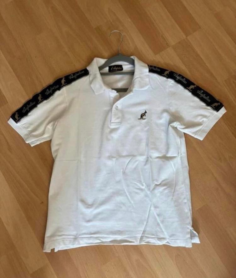 Australian hardcore polo met bies, Ophalen of Verzenden, Zo goed als nieuw, Maat 46 (S) of kleiner, Wit