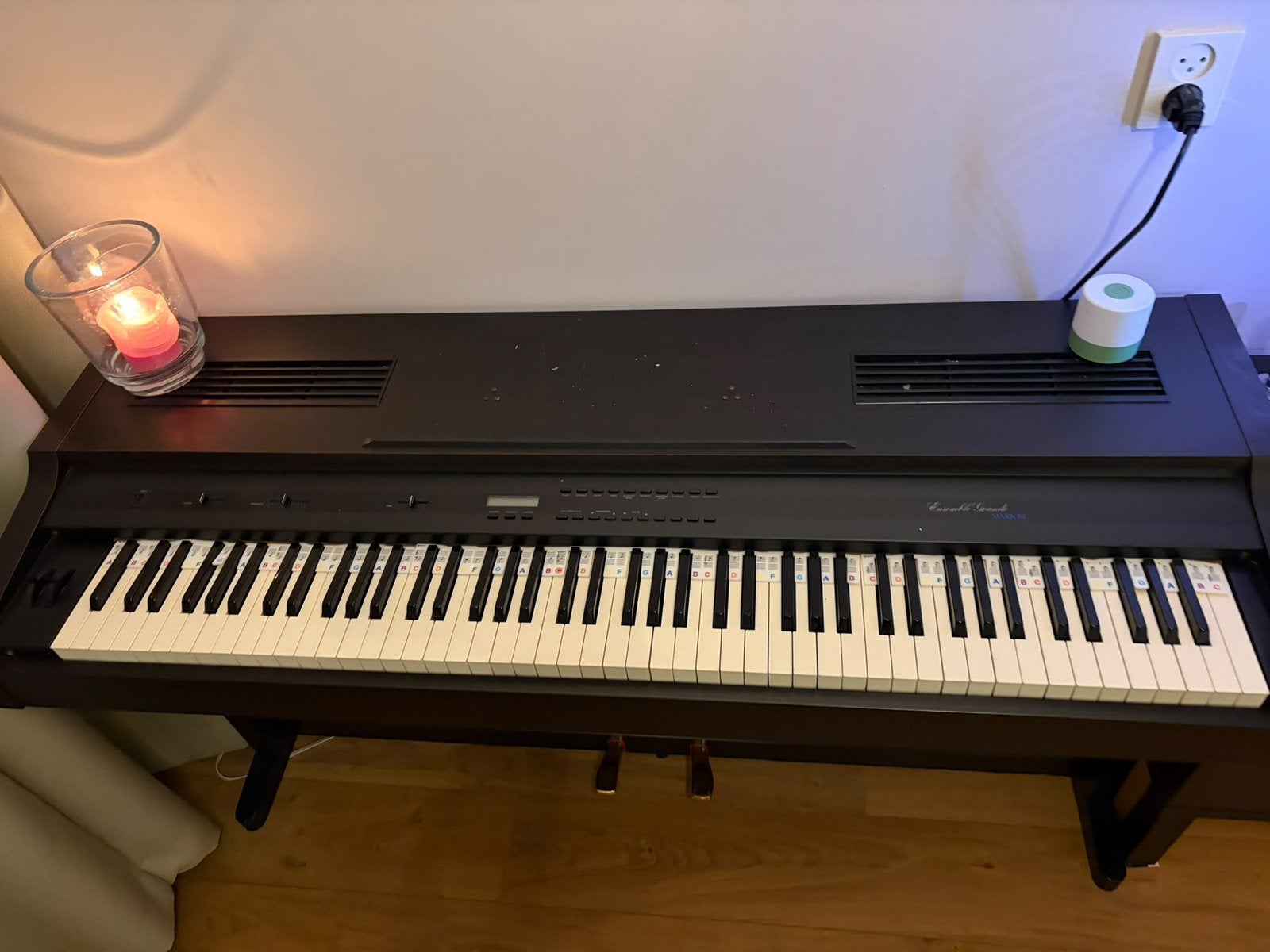 Kurzweil Ensemble Grande Mark III digitale piano, Ophalen, Gebruikt, Zwart, Digitaal
