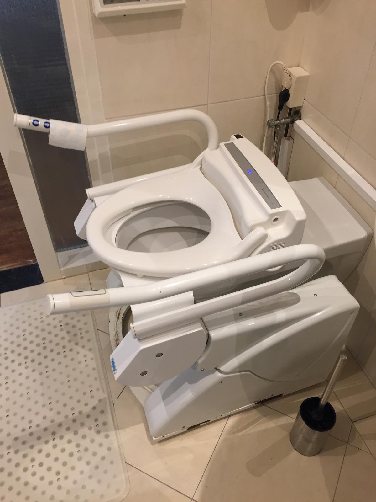 Sta op toilet., Ophalen, Zo goed als nieuw, Toilet