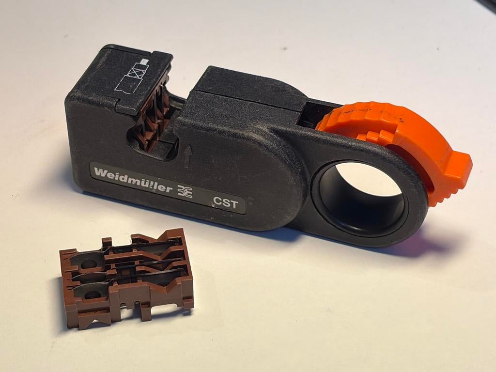 Weidmüller CST Kabelstripper Coax/bnc sdi datakabel 2.5-8mm, Ophalen of Verzenden, Gebruikt, Overige typen